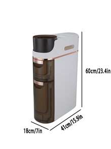 CENLEN 1pc 3/4/5 Layer Slim Plastic Large Capacity Shower Storage Cabinet Drawer Type Bathroom Storage Shelf, Narrow Corner Pull Out Storage Shelf Living Room Kitchen Supplies, Shower Storage Shelf - 白色 - 查看 13