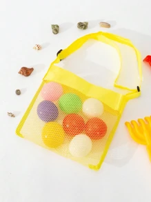 1pc Kids' Seashell Pattern Beach Bag, Mesh Tote Bag For Beach/Grass, Small Size - one-size - View 8