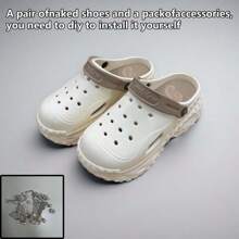 2025 New Thick Sole Clogs Sandals Women, Fashion Party Casual Outdoor Cute Cartoon EVA Beach Summer Spring Wear - White - View 11