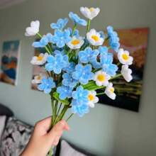 271/326/472/475pcs Value Pack Blue Star Flower DIY Pipe Cleaner Projects Bouquet Set, Chenille Stems DIY Projects, Chenille Rods, Ultra Dense Fuzzy Sticks, Pipe Cleaner Craft Supplies Unique Pipe Cleaner Crafts Pipe Cleaner Craft Tutorials For Christmas, Halloween Mother'S Day, Graduation And Holiday Gift Handmade DIY Craft Set, Very Affordable Yet Quality/Good Quaitylity