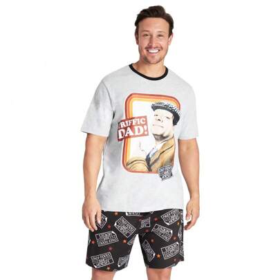 Only Fools and Horses Pyjama Summer Nightwear Short Set Funny Lounge Wear Soft Breathable PJ Size S-3XL Sleepwear