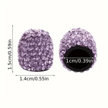 Diamond-Studded Tire Valve Stem Caps, Creative Diamond Tire Valve Stem Caps, Modified Tire Valve Stem Caps - Multicolor - View 7