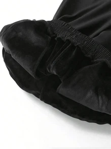 Unisex Windproof Waterproof Soft Shell Thermal Lined Outdoor Sports Pants, Casual Trousers For Hiking In Autumn & Winter
