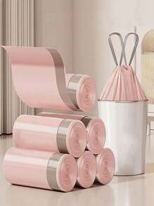 200pcs Garbage Bag, Super Thick ASnd Powerful Garbage Basket, Suitable For Home Office Bedroom. Disposable Thin Garbage Bags, Bagged Small Garbage Bags, Colorful Household And Outdoor Trash Can Liners, Leak-Proof, Used For Car, Office And Pet Garbage.