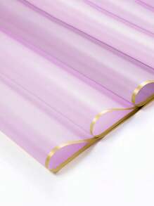 40 Sheets Of Flower Wrapping Paper, Korean Bouquet Wrapping Paper With Gold Edge Markers, Decorative Floral Supplies For DIY Crafts Gift Wrapping, 23" X 23", Wrapping Paper, Tissue Paper, Bouquet Supplies, Purple Tissue Paper For Gift Bags And Packaging, Multi-Color Gift Wrapping Paper, Valentine's Day Gift Wrapping Paper, Art Paper Crafts For Birthdays, - Purple - View 9