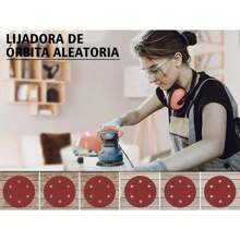 Lijadoras Orbitales Eléctrica 650w Con Colector De Polvo - Azul - Ver 4