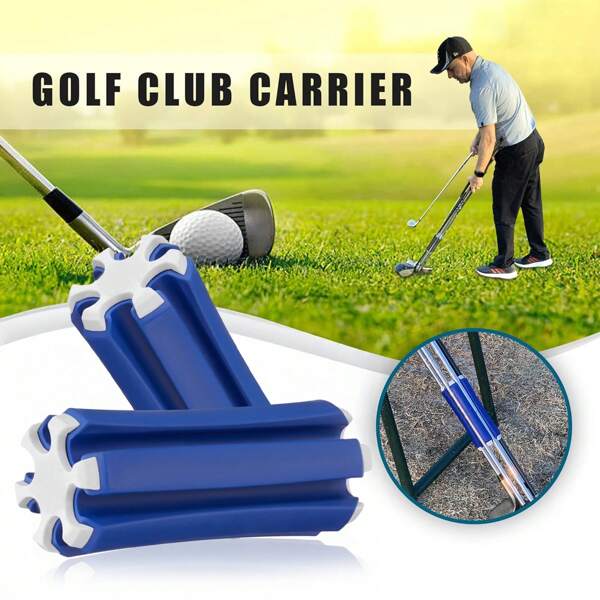 Golf Club Carrier Club Retainer Golf Club Holder Holds Up To 6 Golf Clubs For Putters And Hybrid & Utility Clubs