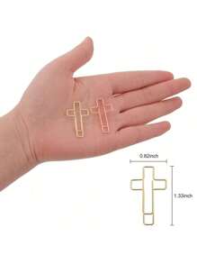 Cross Paper Clips, Bible Paper Clips, Journal Paper Clips, Bible Study Supplies, Christian Journal Supplies, Bible Journaling Supplies, Bible Clips Back To School Supplies - Multicolor - View 4