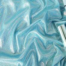 1pc Holographic Iridescent Knitted Fabric With Glitter All-Over Fingerprint Pattern, Suitable For Stage Performance Costumes, Photography Backdrops - Multicolor - View 11