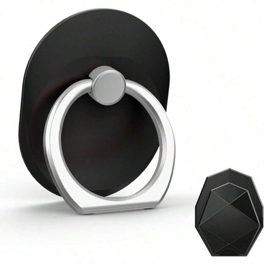 Phones Ring Style All Tablets Phone Phone Cell Black Grip/Stand/Holder Ring - For And Great
