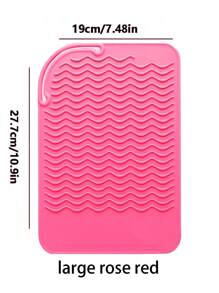 1个硅胶隔热垫，便携式旅行美发工具垫套，适用于卷发棒、直发器、平板夹和其他造型工具、美发工具、美发产品和配件，适用于理发店、美容院、返校季、旅行度假必备品、梳子、吹风机、头发、理发师、边缘梳、吹风机、发胶、卷发产品、剪发剪刀、圣诞节、理发店、美发、吹风机、美发产品、美发工具、头发护理、卷发梳、理发师、美发、理发店、美发设备 - 彩色 - 查看 25