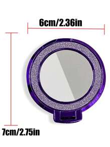 1 件磁性手机支架磁性手机背贴百搭支架镜面蝴蝶闪光