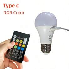 LED北欧壁灯充电RGB灯泡可拆卸无线卧室壁灯走廊过道室内灯具床头灯家门口装饰壁灯室内装饰灯