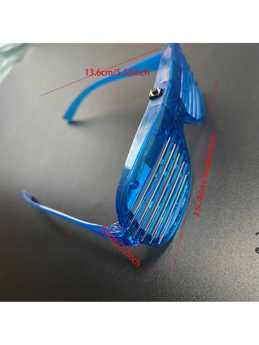 نظارات ضوئية متألقة بألوان النيون، نظارات اغلاق ال...