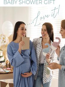 婴儿衣柜分隔架 - 木质婴儿衣柜分隔架，适用于婴儿房和婴儿服装收纳 - 男女宝宝通用尺寸分隔架，8 件套婴儿衣柜收纳架 - 彩色 - 查看 6