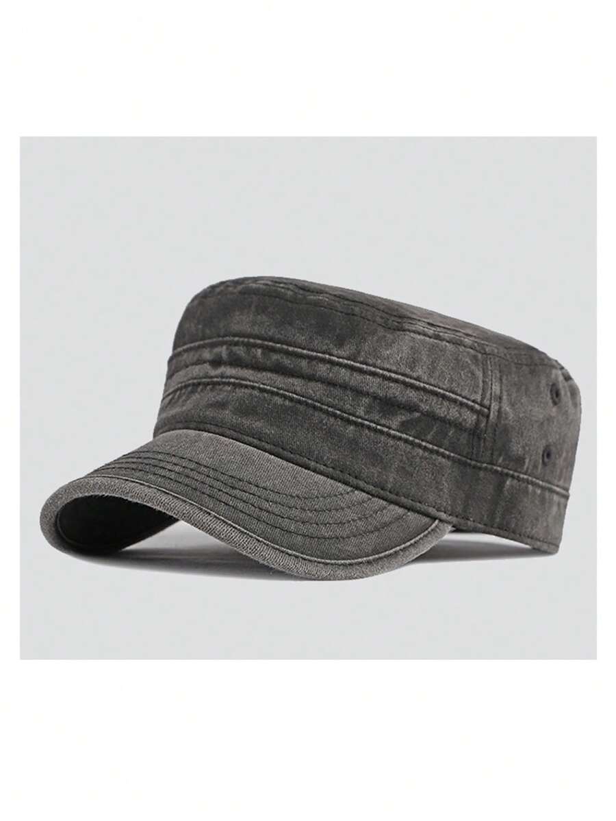 1 Piece Solid Color Streetwear Polyester Washed Vintage Truck Cap, All Seasons - Multicolor - View 1