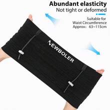 NEWBOLER Elastische Sport Hüfttasche Packung mit Startnummer Gürtel für Triathlon Marathon Radfahren Bergsteigen Hydratations Hüfttasche + 500ML weiches Wasserflasche