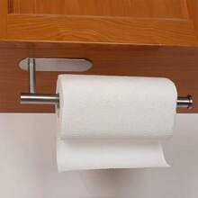 Toallitas absorbentes de alta calidad, toallas de papel desechables multicapa para la cocina, toallitas desengrasantes resistentes, alternativa a las toallitas flojas, soporte para pared multifuncional para pañuelos para la cocina y fiestas - sin necesidad de taladrar orificios, almacenamiento que ahorra espacio para artículos esenciales de cocina y baño