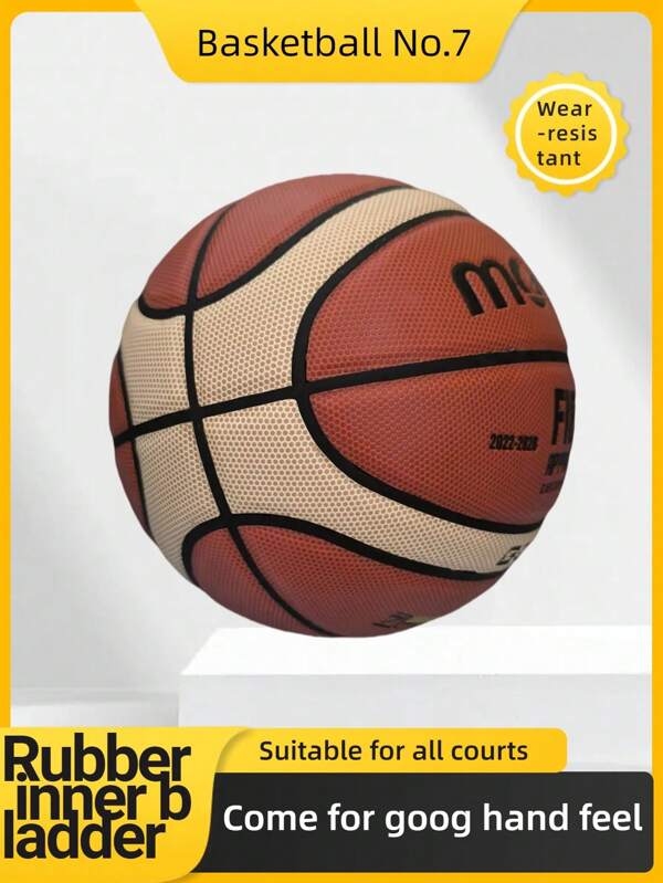 1 كرة قياس 7، 6، 5 ، جلد مخيط يدويًا، 12 لوحة مقاومة للاهتراء ، ارتداد عالي ، مناسبة للاستخدام الداخلي والخارجي ، باللون الأحمر والأزرق