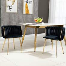 Chaises de salle à manger - Noir - Voir 3