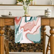 [Nature-Inspired Design] Vibrant Colored Spring Table Runner - Polyester Decor, Suitable For Indoor/Outdoor Dining, Multiple Sizes, Great For Family Gatherings And Seasonal Celebrations - Multicolor - View 14