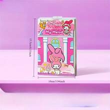 Sanrio (Authorized) Sanrio 1/3pcs Kuromi Quiet Book, Cute DIY Cartoon Handicraft, No Need For Cutting Large Version, Perfect Gift Selection For Melody And Hello Kitty Jade Guigou (Some Are Slightly Different)