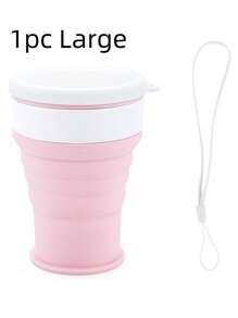 2pcs/1pc Foldable Silicone Water Cup, Portable Outdoor Travel Folding Cup, Student Coffee Mug, Plastic Cup, Collapsible & Carry-On, Suitable For Travel, School, Party, Guest Reception - Multicolor - View 15