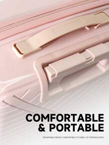 4pcs/Set Luggage Set Password Spinner Suitcase, Fashion Travel Large Capacity Suitcase With PP Wheels Graduation - Blue - View 11