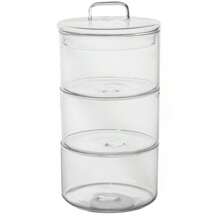 Glass Salad Bowl, Heat-Resistant Transparent Bowl With Lid, Small & Large Size, Fruit Bowl, Tableware Set