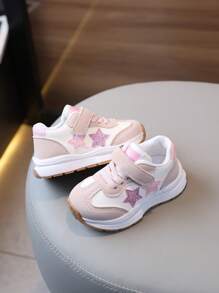 1 Pair Anti-Slip, Anti-Kick, Durable Casual Comfortable Fashion Five-Pointed Star Suitable For All Seasons Sports Shoes