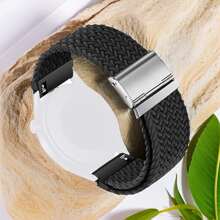 20mm Quick Release Sport Loop Band Compatible With Samsung Galaxy Watch 7 6 5 4 Band 40mm 44mm/Watch 5 Pro 45mm/Galaxy Watch 4 6 Classic Band 42mm 46mm 43mm 47mm/Watch 3 41mm/Active 2 Band,Compatible With Garmin Vivoactive 5/Active5/Venu/Venu Sq/Forerunner245/645 Watch Band,Compatible With Amazfit GTR Mini/Bip3 Pro/GTS4 Mini/Pop Pro Watch Band,Nylon Braided Strap Women Men