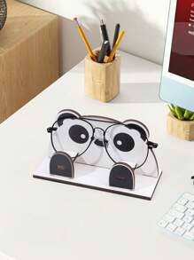 1pc Creative Animals Shaped Sunglass Storage Rack,Detachable Wooden Desktop Eyeglass Display Stand,Animal Design Eyeglass Organizer Stand,Dressing Table Glasses Holder. - Animal - View 2