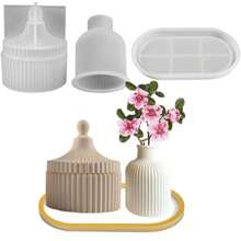Silicone Planter Molds,Plaster Vase Silicone Mould, Resin Molds Ornament Mould, DI.Y Resin Drip Tabletop Ornament, Planter Vase Mold Pot Mold For Vase Pen Holder Candle Holder