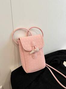 迷你斜挎手机包病毒式传播同款独特设计时尚百搭小单肩包必备配件钱包钱夹 - 彩色 - 查看 18