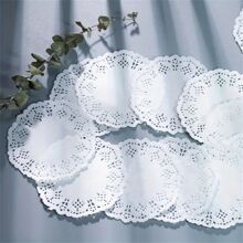100pcs White Lace Paper Doilies - Stylish And Festive Value Pack For DIY Party Favors And Table Decoration At Weddings And Celebrations