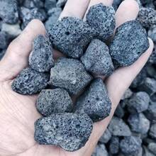 1/3/5 piezas de piedras geoda de roca volcánica natural porosa y original - ideal para difusores de aceites esenciales, acuarios y macetas | Piedras de decoración para el hogar auténticas - Gris Oscuro - Ver 4