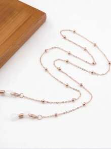 1 buc lanț pentru ochelari în stil elegant și minimalist, ramă metalică antiderapantă la modă, colier la modă pentru ochelari, suport pentru ochelari - Multicolor - Vizualizare 15