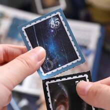 Cosmic Gift Box Set, Ins Style Nostalgic Artistic Tapes, Stickers, Notebook, Pen, Space & Planet Materials School Supplies,Back To School