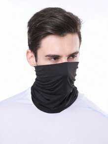 1pc Sun-Proof Ice Silk Headband, Outdoor Sports Face Mask, Breathable Neck Gaiter For Cycling, Fishing, Hiking, Motorcycle