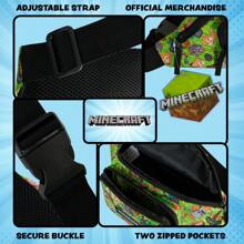 Minecraft Fanny Bag Pack Gamer Multi-Coloured Taille Unique Waist - Multicolor - View 3