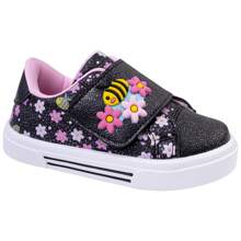 Children's Sneakers For Girls Brilliant Bees Calce Fácil Fun For Everyday Life - màu đen - Xem 1