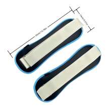 1 对负重沙袋0.3kg/0.5kg/0.75kg/1kg/1.5kg/2kg腕部脚踝负重沙袋透气铁带适用于健身舞蹈瑜伽跑步普拉提腿部力量训练，适用于斋月、情人节、女神健身、校园体育礼物 - 彩色 - 查看 42