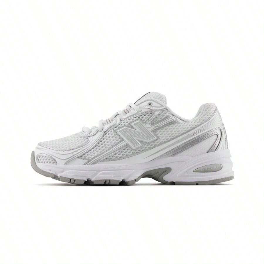 New Balance 740系列中性复古休闲鞋黑/银白/灰色男女运动鞋帆布鞋时尚舒适鞋慢跑日常休闲 - U740WM2 - 查看 1