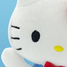 Miniso Sanrio Hello Kitty 50th Anniversary Commemorative Keychain, High-Elastic Plush Material, Anniversary Themed Design + Cute Expression, Compact Size, Daily Match & Holiday Commemorative Gift Suitable For Valentine's Day Gift(1 PC) - Multicolor - View 6