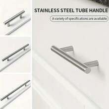 5pcs T-Shaped Handle Kitchen Drawer Door Handle Round Tube Cabinet Door Cabinet Handle