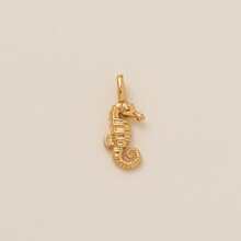 1Pc Ocean Style Pendant Shell Starfish Seahorse Coral Retro Vacation Style Gold-Plated Accessory, Suitable For DIY Bracelet Necklaces, Electroplated 18K Gold, A Gift For Wives And Mothers - Gold - View 18