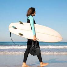 1 件套海滩收纳袋、便携式潜水服更换垫、抽绳泳衣干燥袋、快速更换游泳和冲浪装备收纳袋，配有可调节肩带，适用于冲浪露营度假海滩活动、海滩清洁配件、海滩必需品、泳池浮板