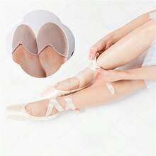 1 Pair Toe Pads, Knitted Ballet Toe Pointe Shoes Pads With Soft Foam, Relieve Forefoot Pain And Protect Toes, Suitable For Ballet Pointe Shoes And High Heels