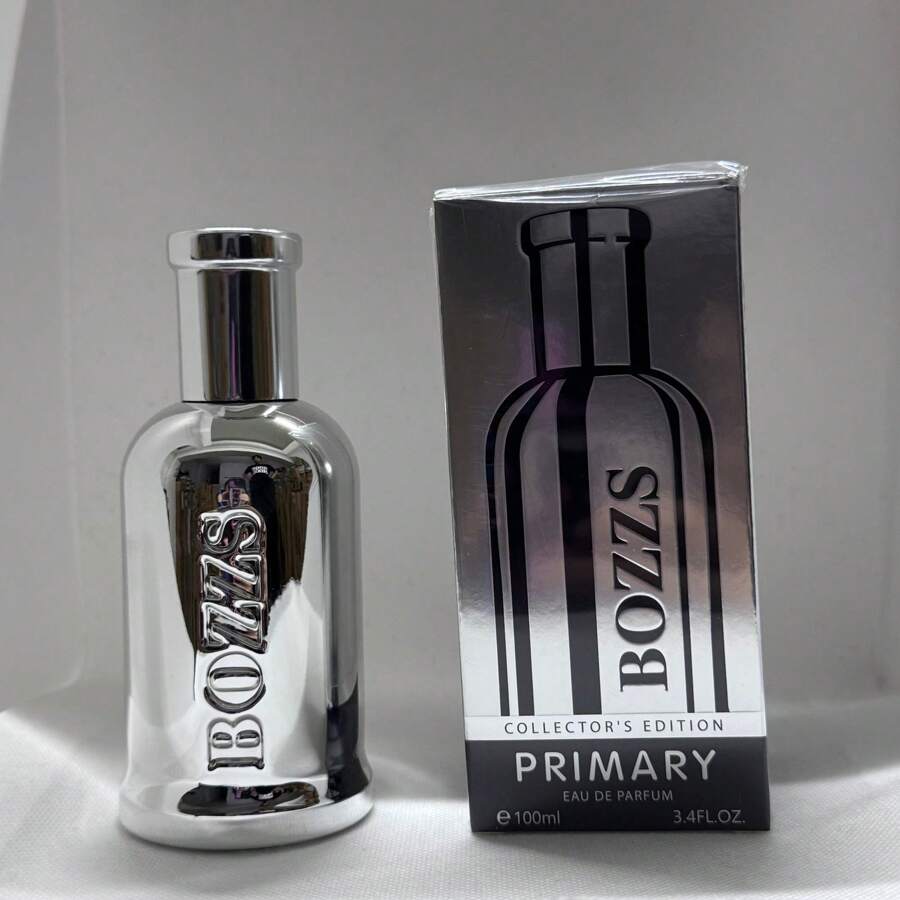 100ml perfume hombre atalcado fresco terroso ozónico amaderado cítrico ahumado BOZZS - Plateado - Ver 1