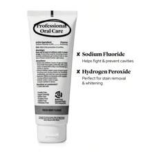 Pasta de dientes ultra blanqueadora hecha por dentistas - Pasta de dientes anticaries con flúor - Sabor menta fresca - 4.2 Oz - 1 - Ver 3